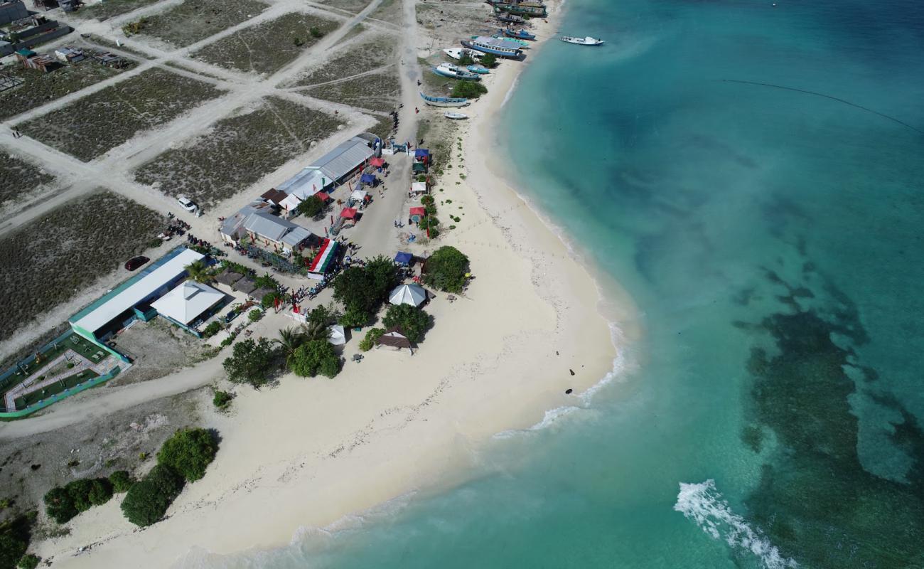 Photo of Velaa Beach with white sand surface