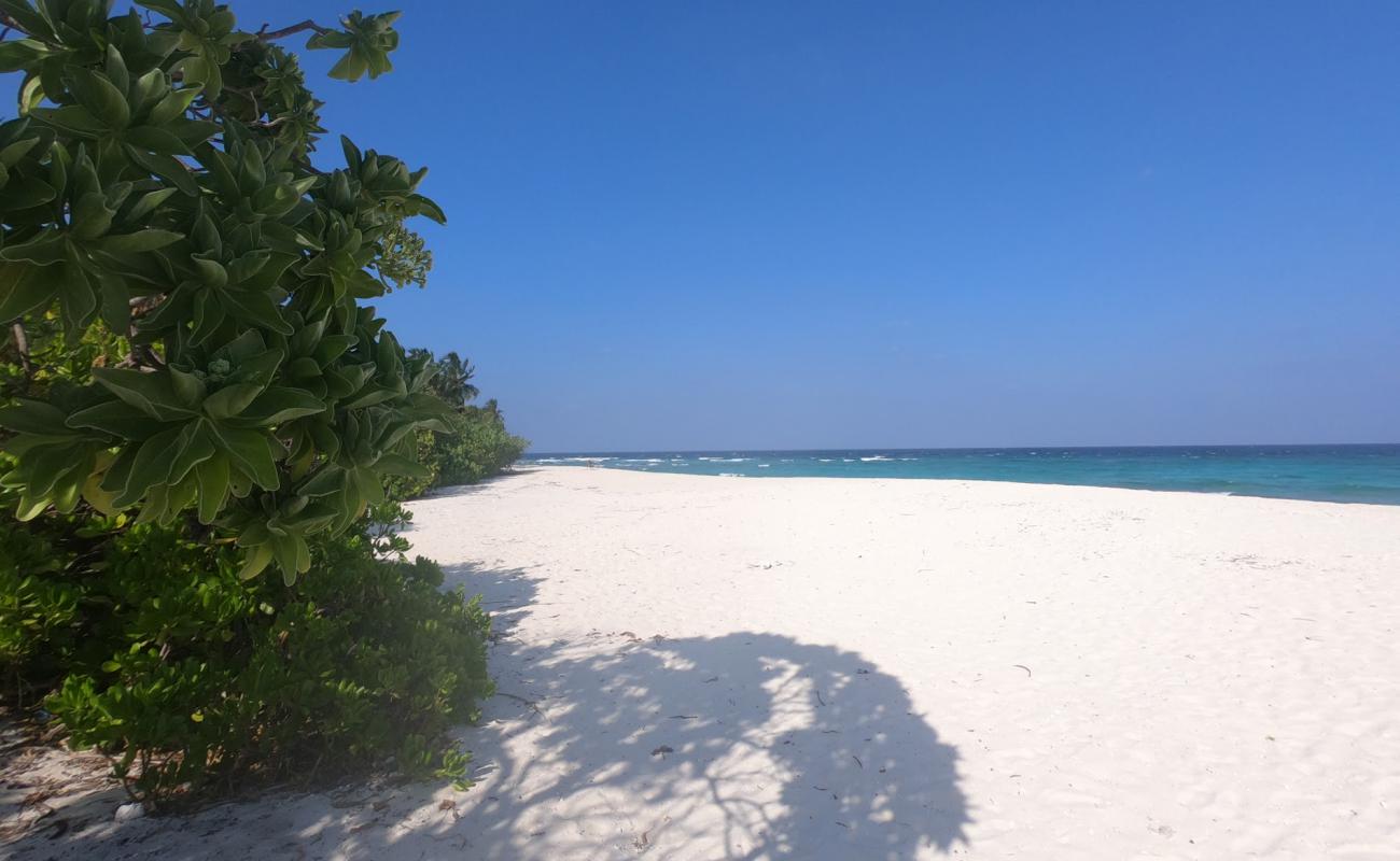 Photo of Kanditheemu Beach with white sand surface