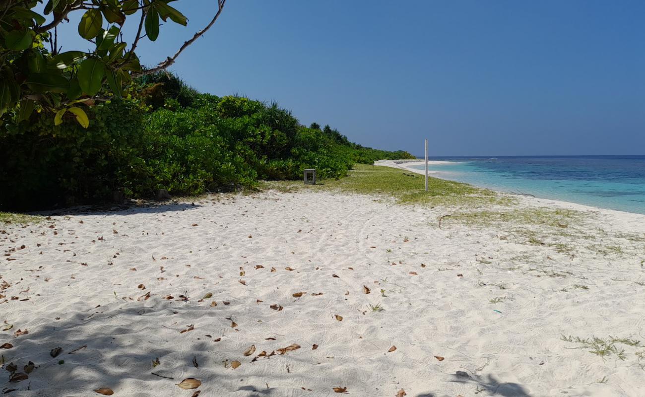 Photo of Funa Beach with white sand surface