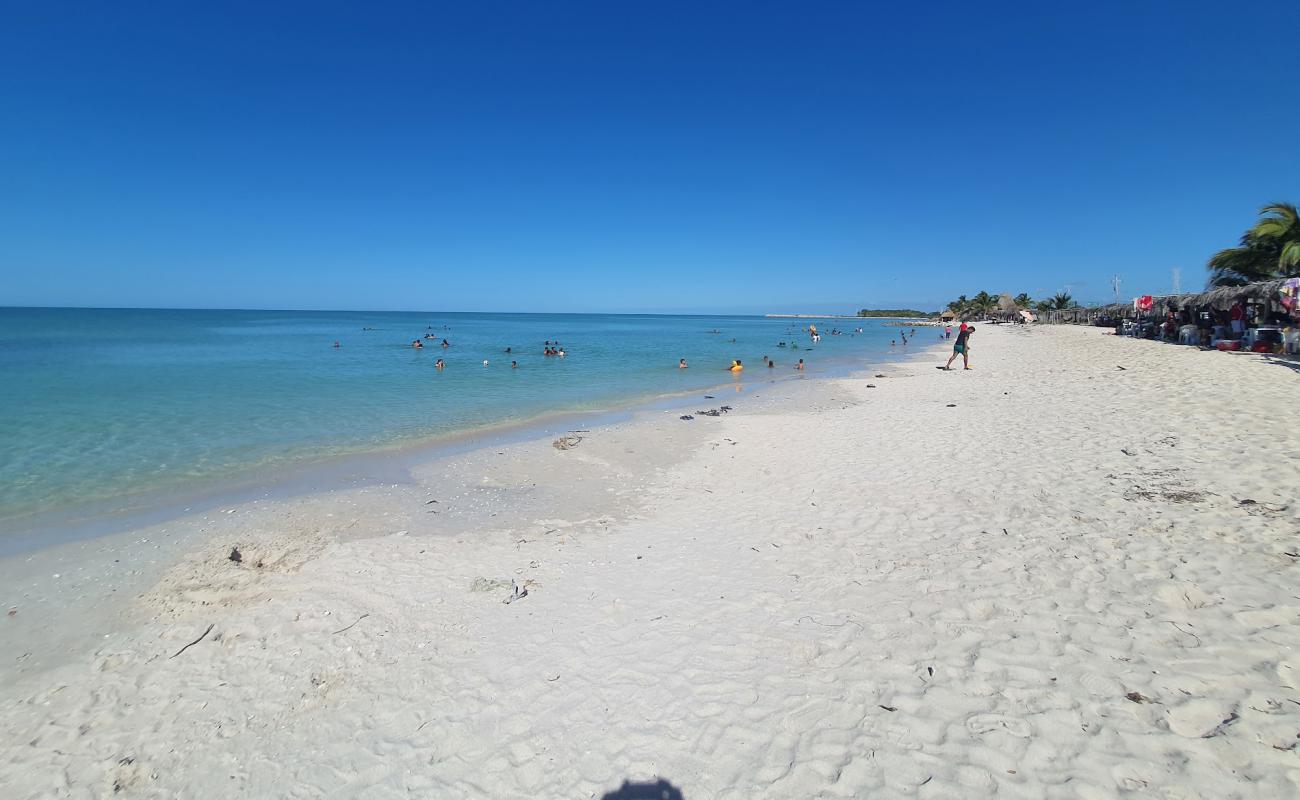 Photo of Playa Sabancuy with bright sand surface