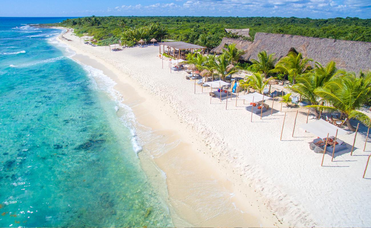 Photo of Punta Venado beach with bright fine sand surface