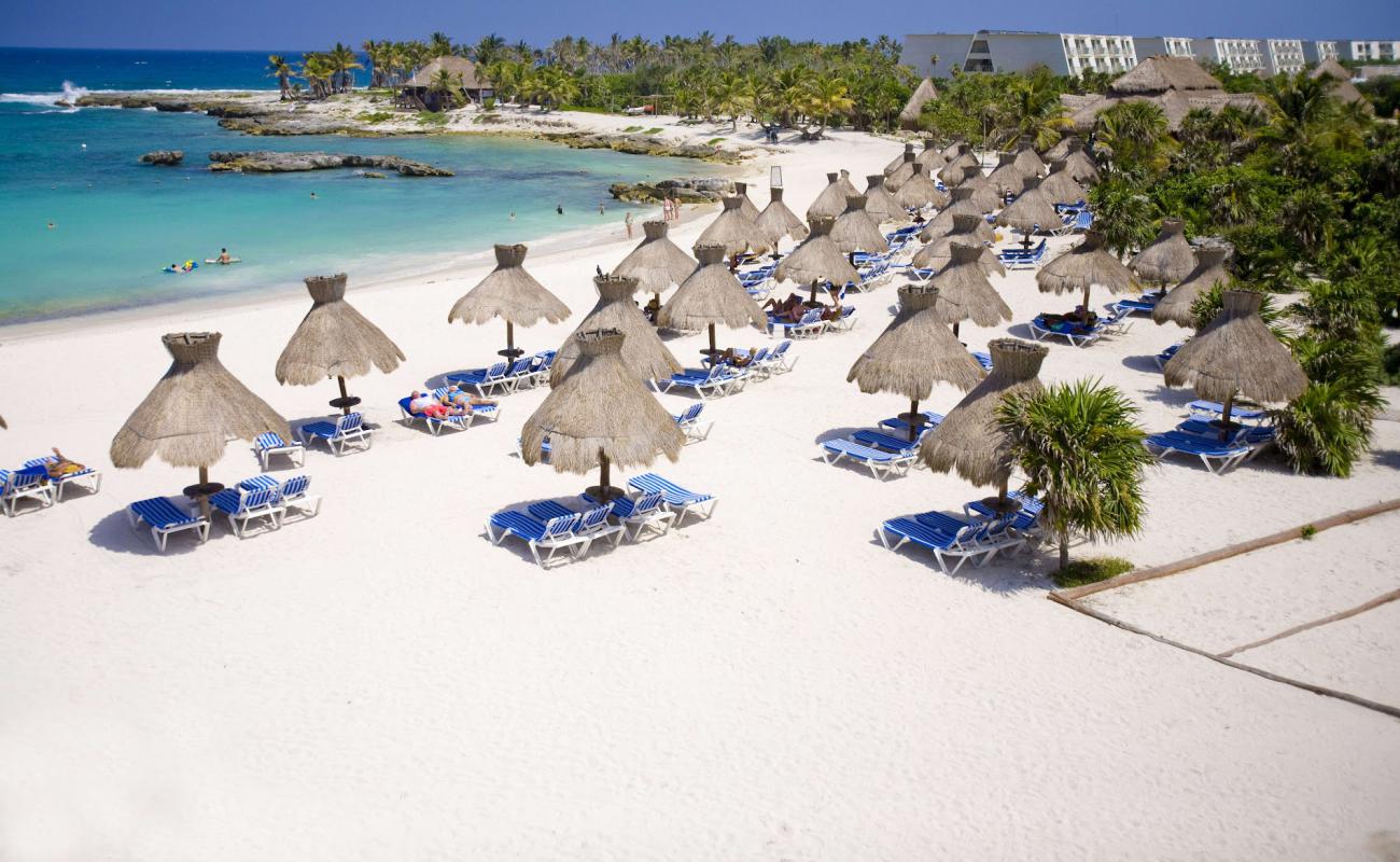 Photo of Grand Sirenis beach with bright fine sand surface