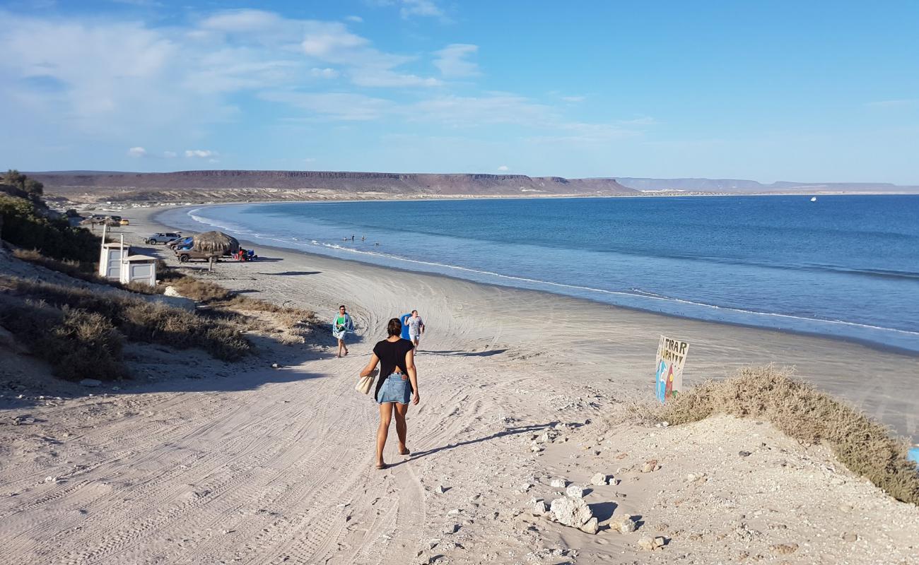 Photo of San Juanico Beach with brown sand surface