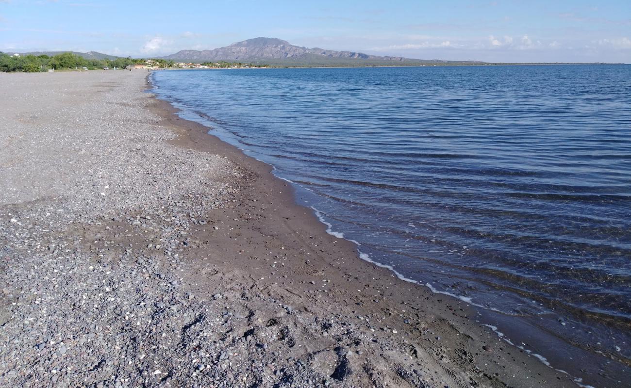 Photo of Playa La Negrita with gray sand &  pebble surface