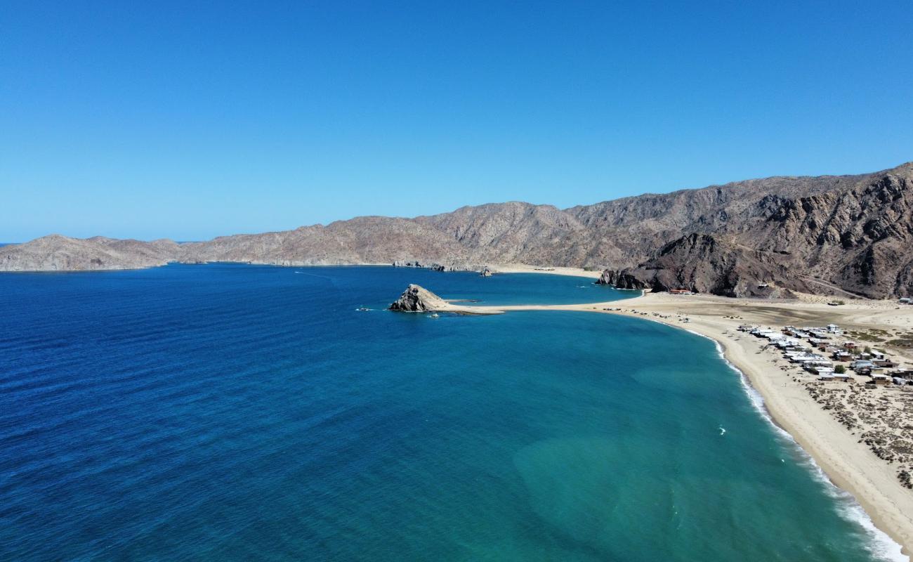 Photo of Playa Campamento with light sand &  pebble surface