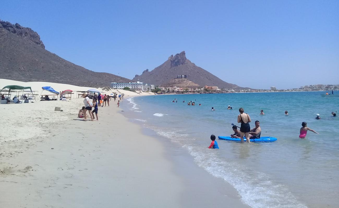 Photo of Los Algodones beach with bright sand surface