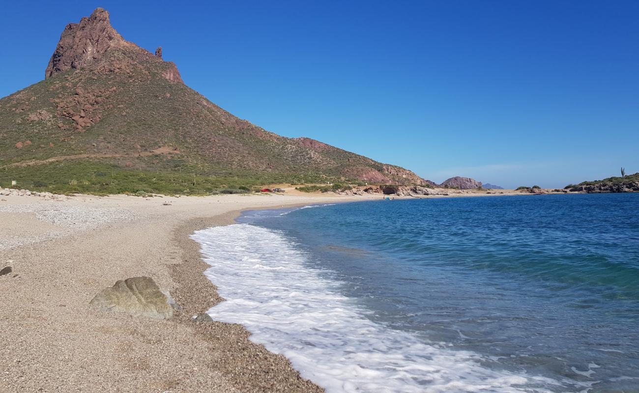 Photo of Piedras beach with light fine pebble surface