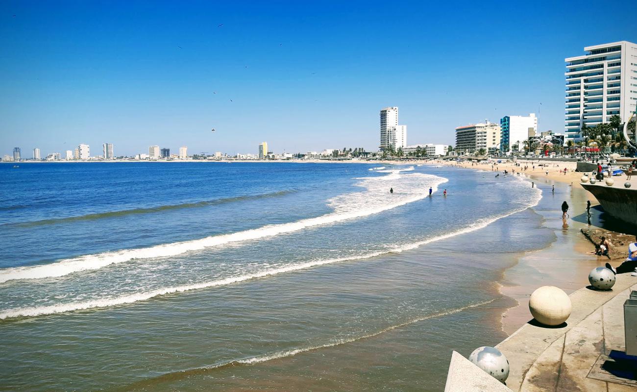 Photo of North beach with bright sand surface