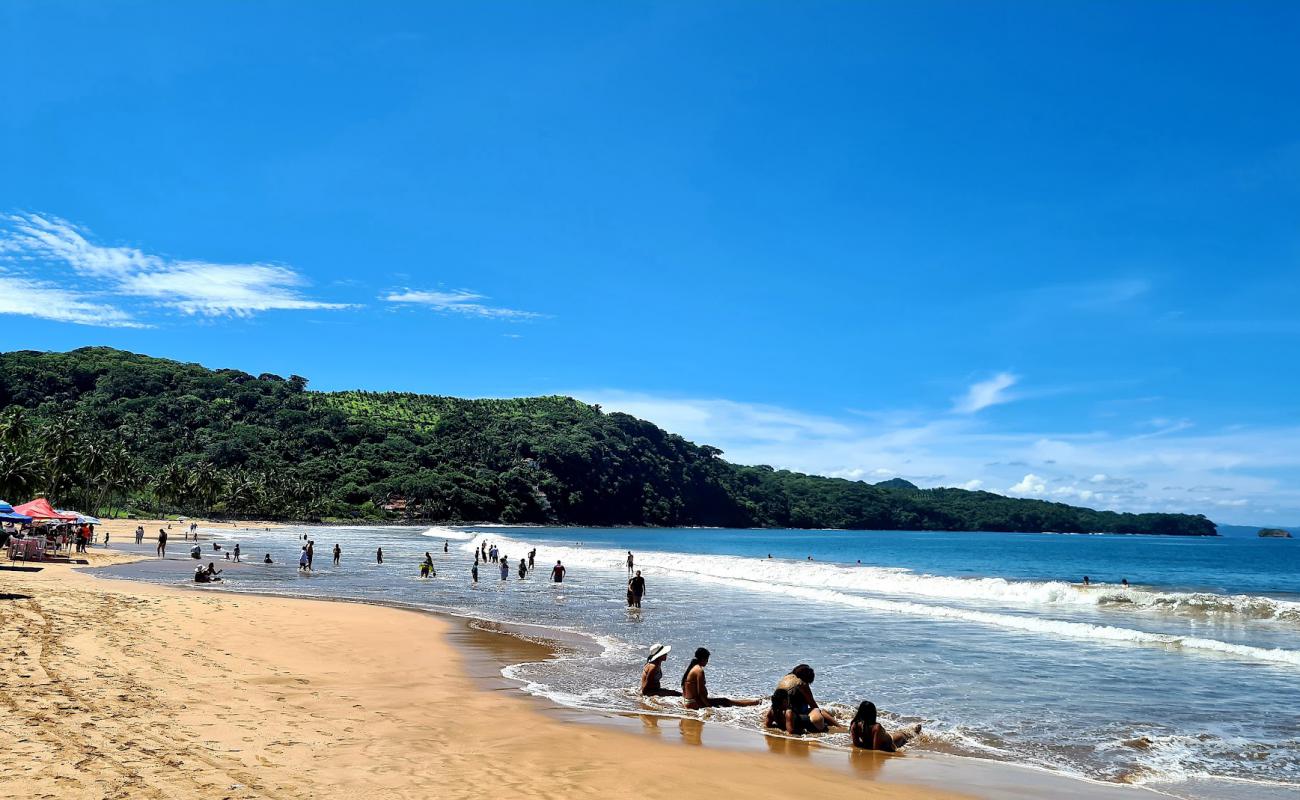 Photo of Chacala beach with bright sand surface