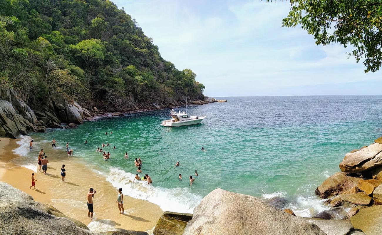 Photo of Colomitos beach with bright fine sand surface