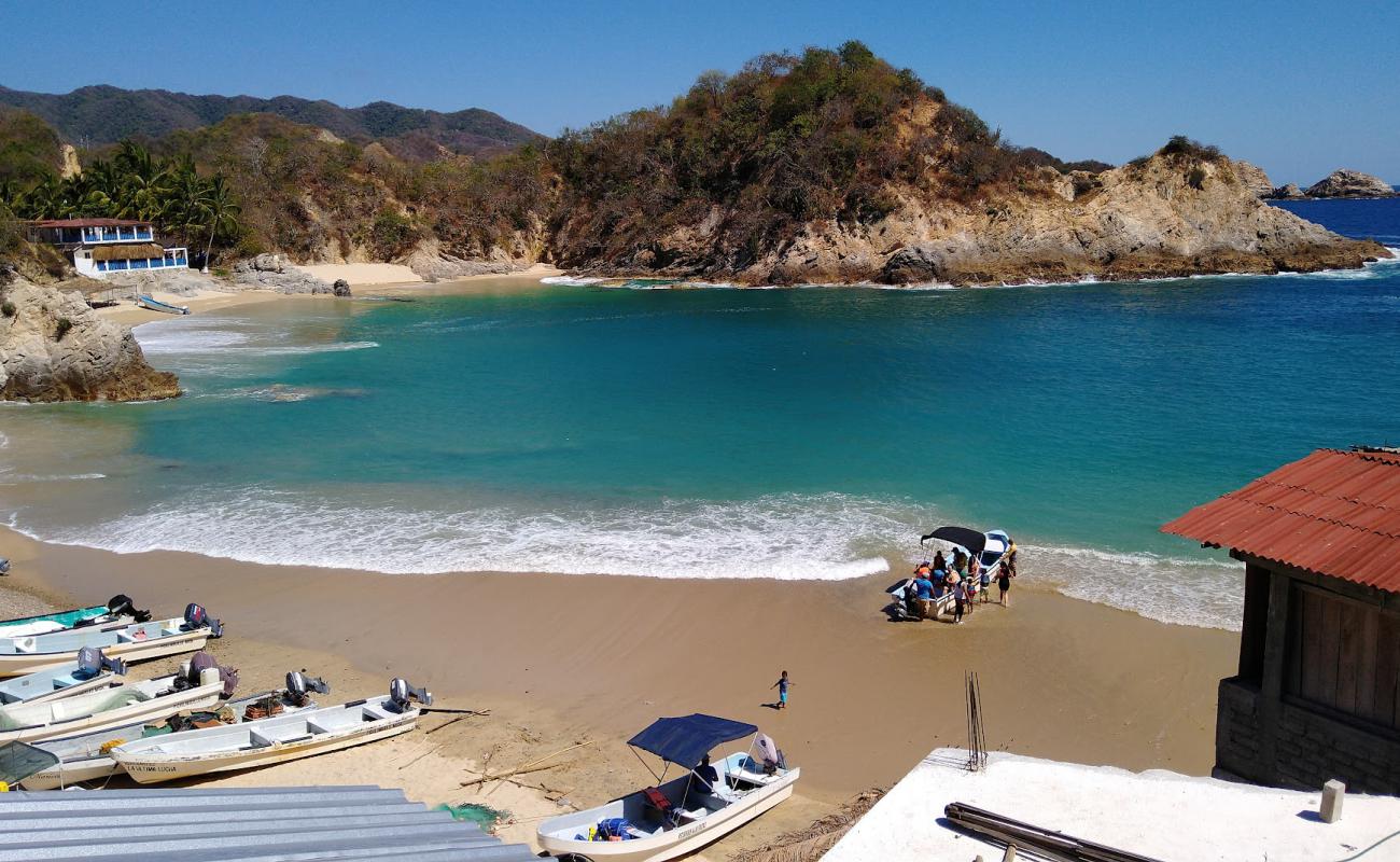 Photo of Playa Pichilinguillo with bright fine sand surface