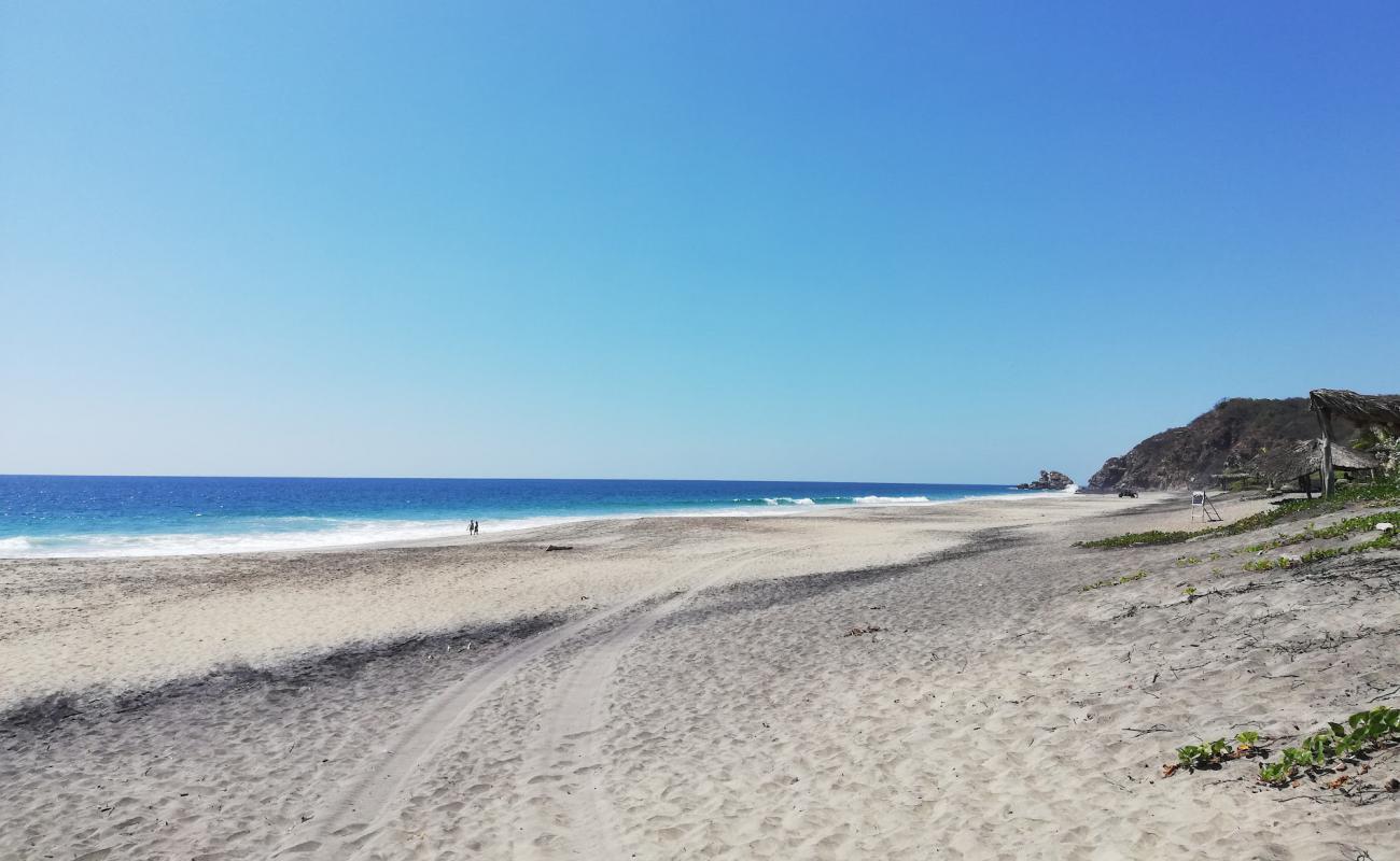 Photo of Playa Mermejita with gray fine sand surface