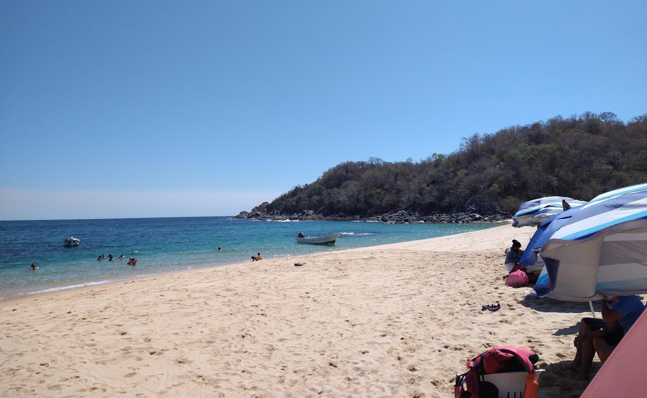 Photo of Chachacual beach with bright sand surface