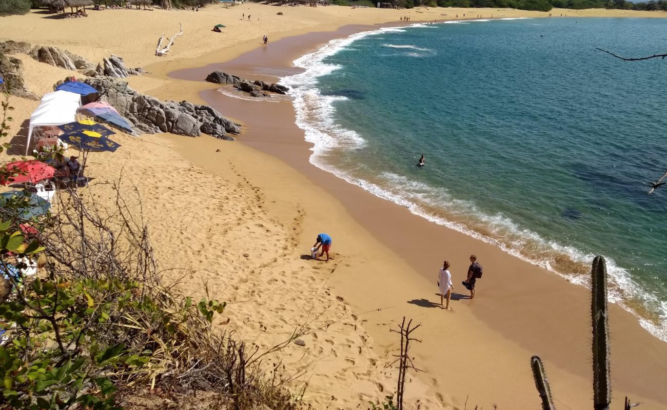 Photo of Conejos beach with light fine pebble surface