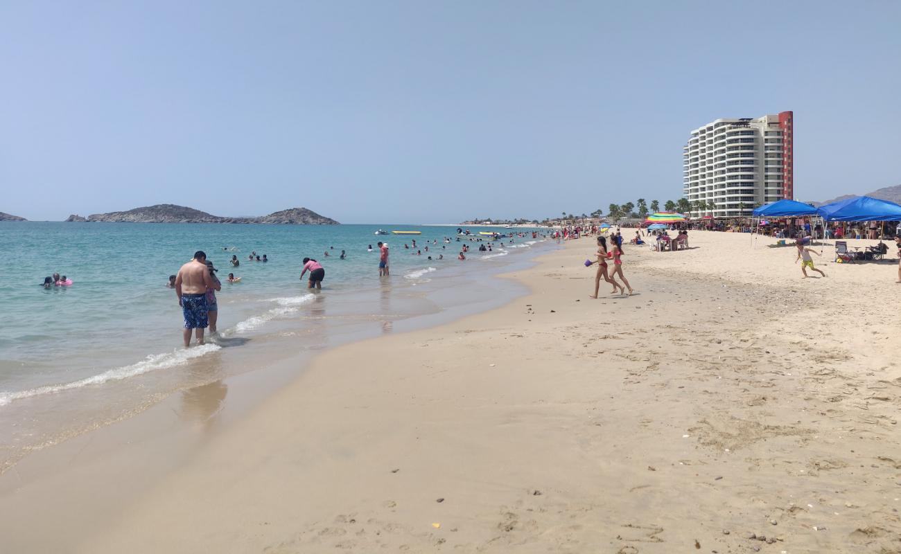 Photo of Playa Los Algodones with bright sand surface