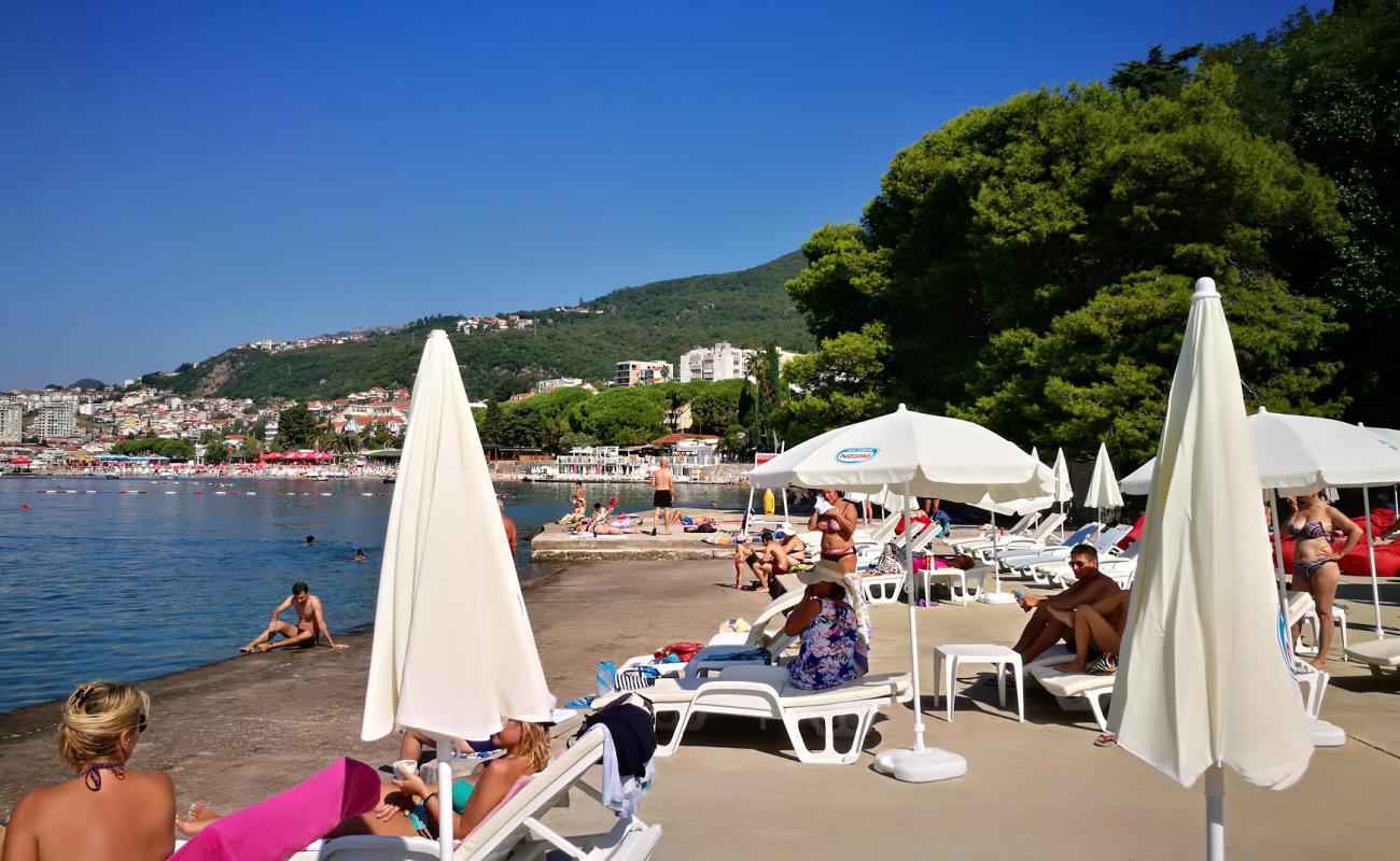 Photo of Topla beach with concrete cover surface