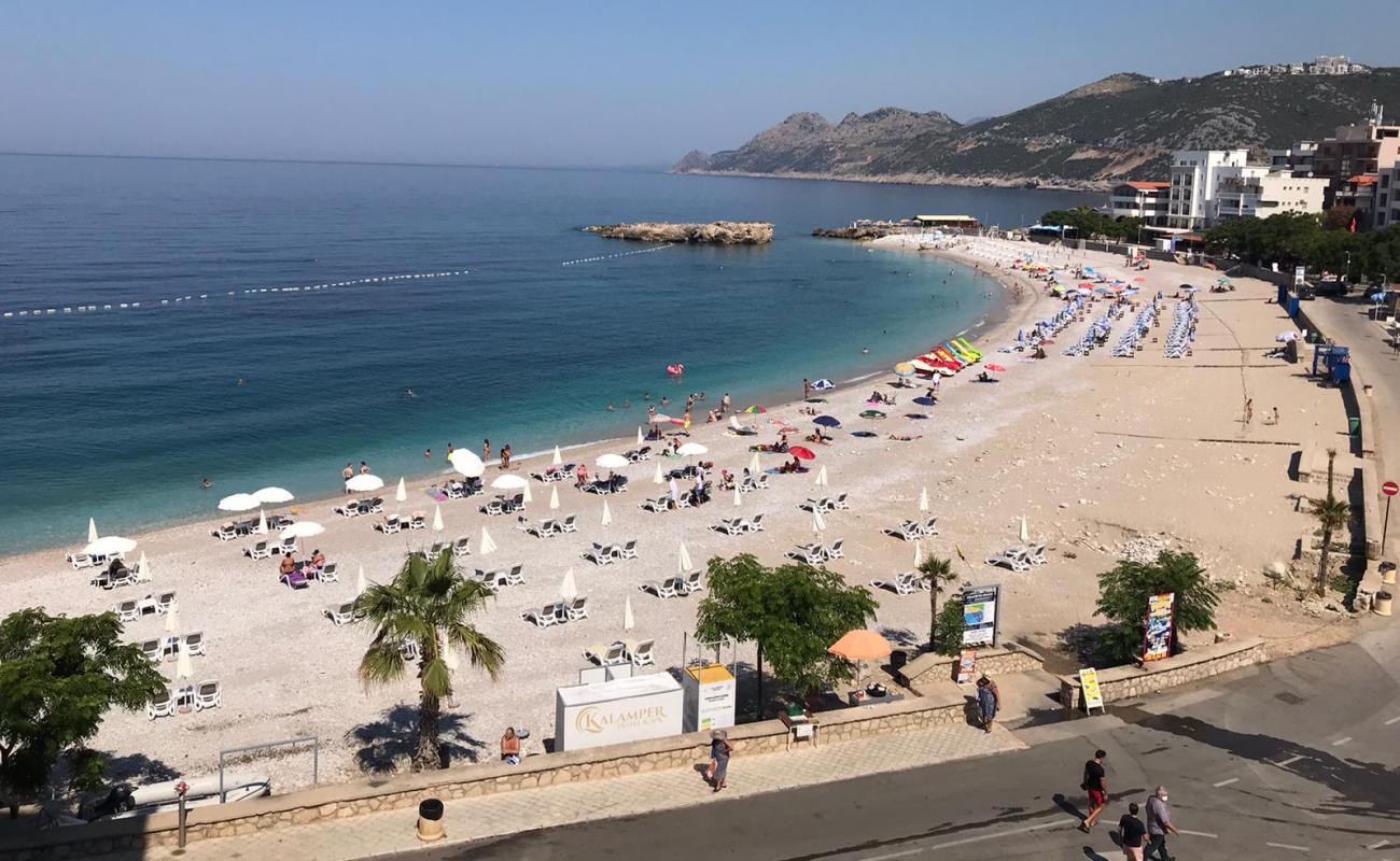 Photo of Veliki Pijesak beach with light fine pebble surface