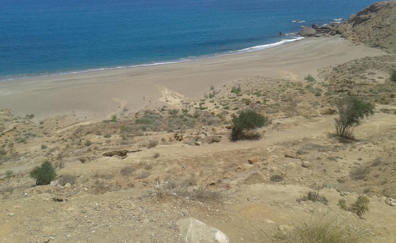 Photo of Plage de Sidi Driss with light sand &  pebble surface