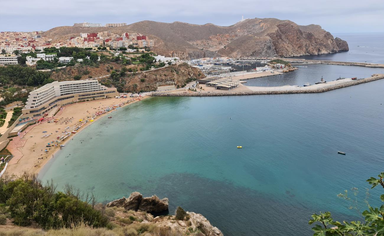 Photo of Quemado Beach with bright fine sand surface