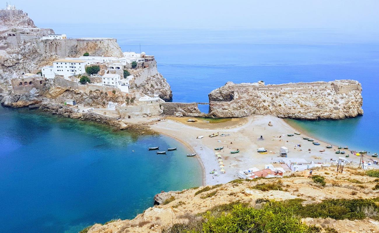 Photo of Padis beach with gray fine pebble surface