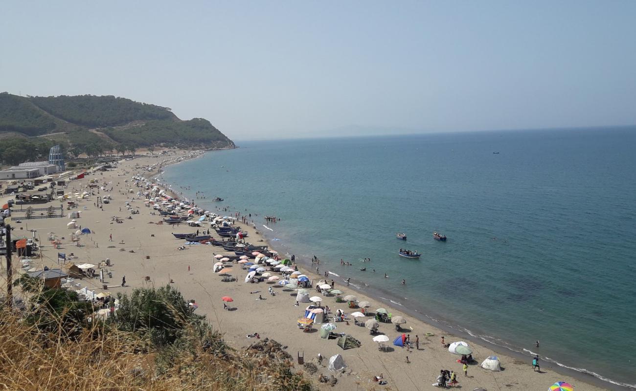 Photo of Amsa plage with bright sand surface