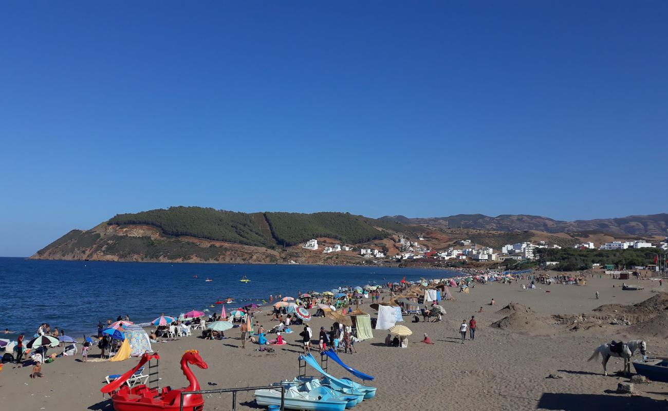 Photo of Azla beach with bright sand surface