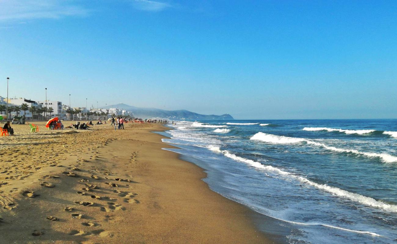 Photo of Plage Martil with bright fine sand surface