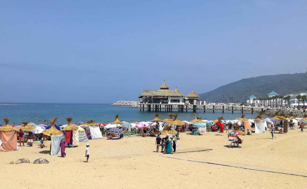 Photo of Plage de M'Diq with bright sand surface