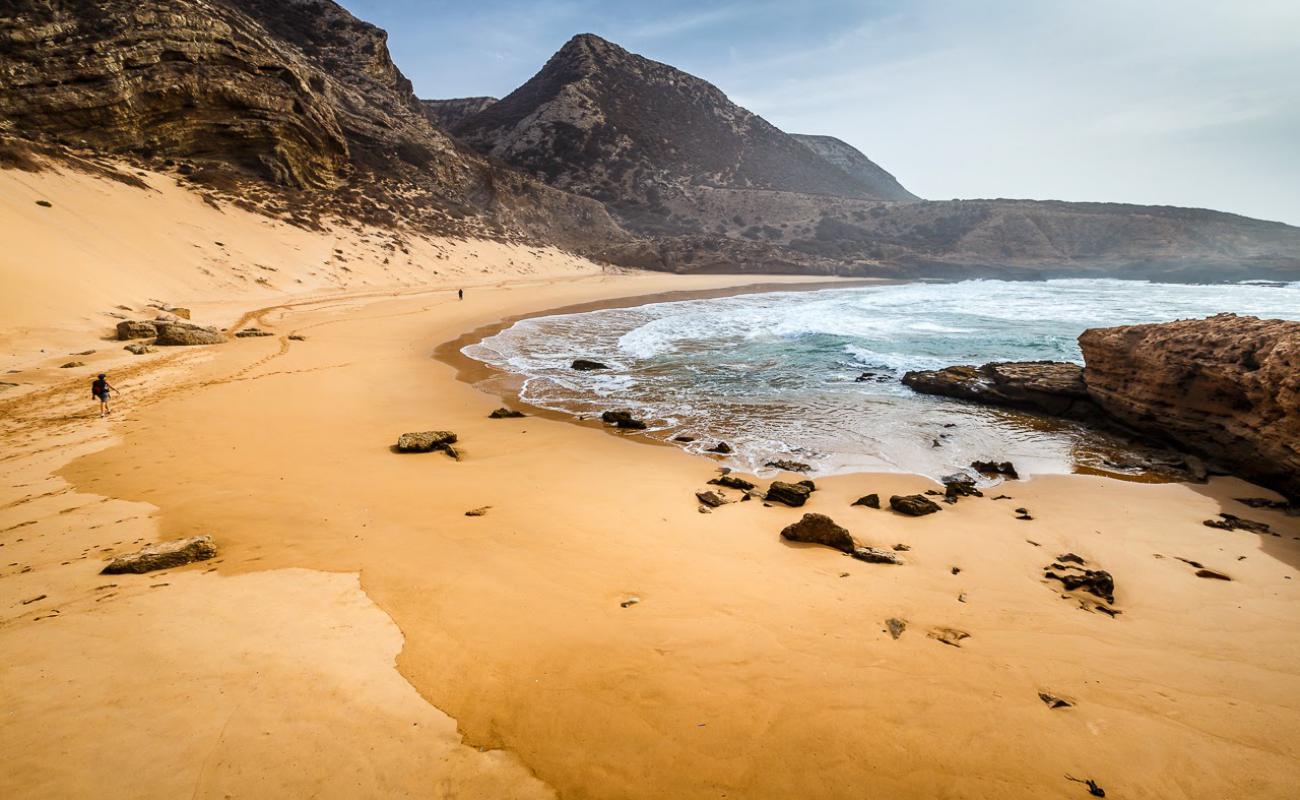 Photo of Plage with bright fine sand surface