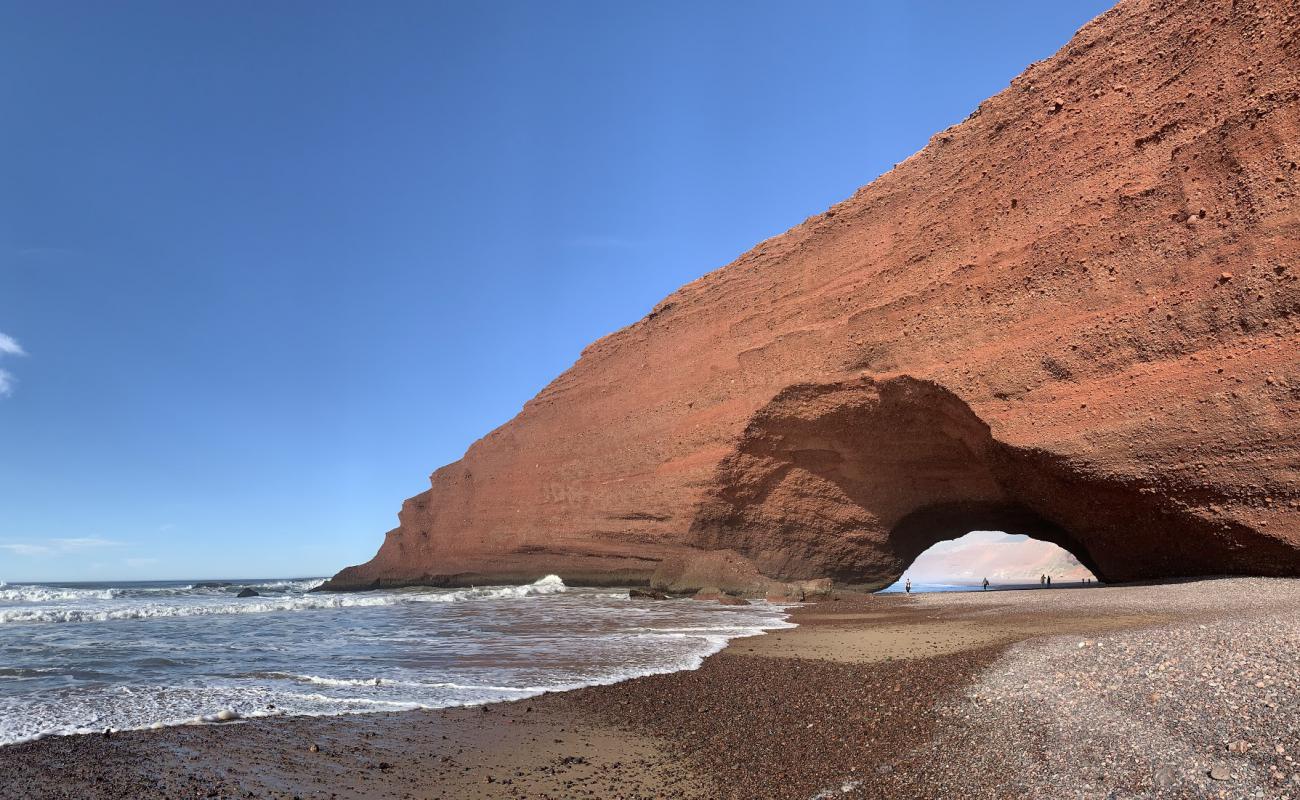 Photo of Legzira Beach with bright sand surface