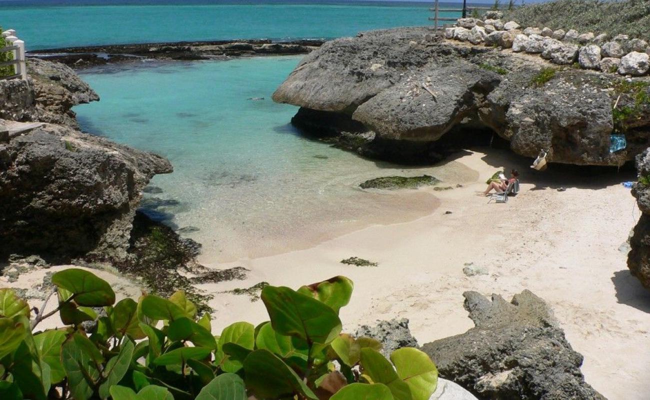 Photo of Shark Hole beach with bright fine sand surface