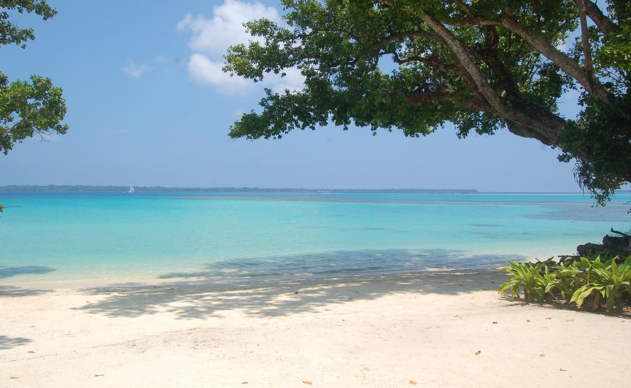 Photo of Barrier Beach with white fine sand surface