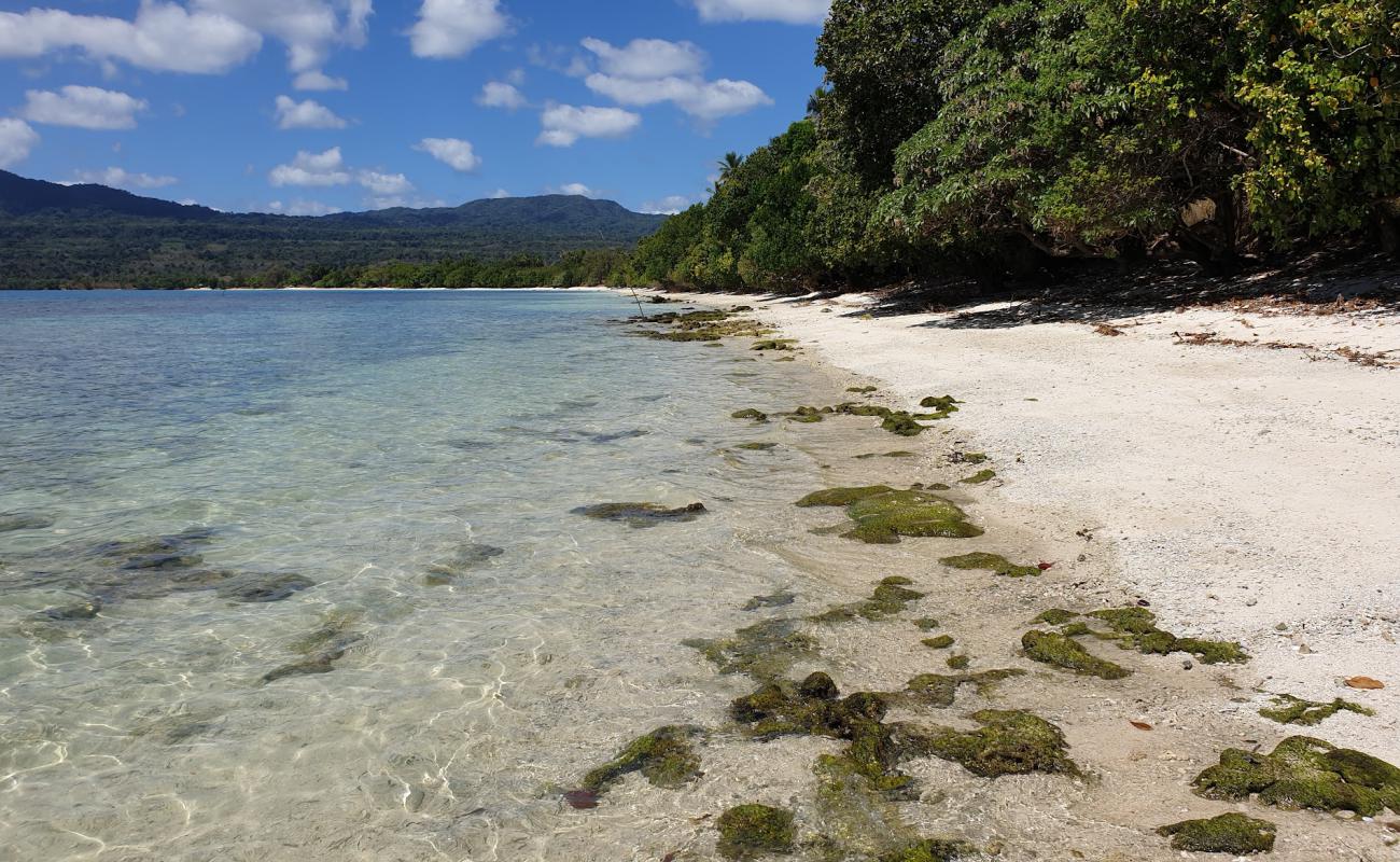 Photo of Saint Lawrence Beach with bright sand & rocks surface