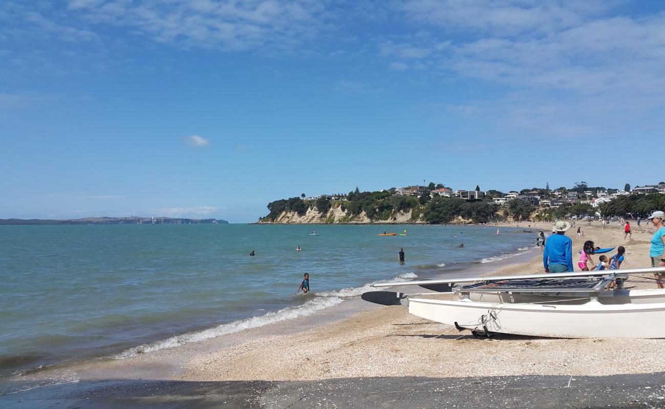 Photo of St Heliers Beach with bright sand surface