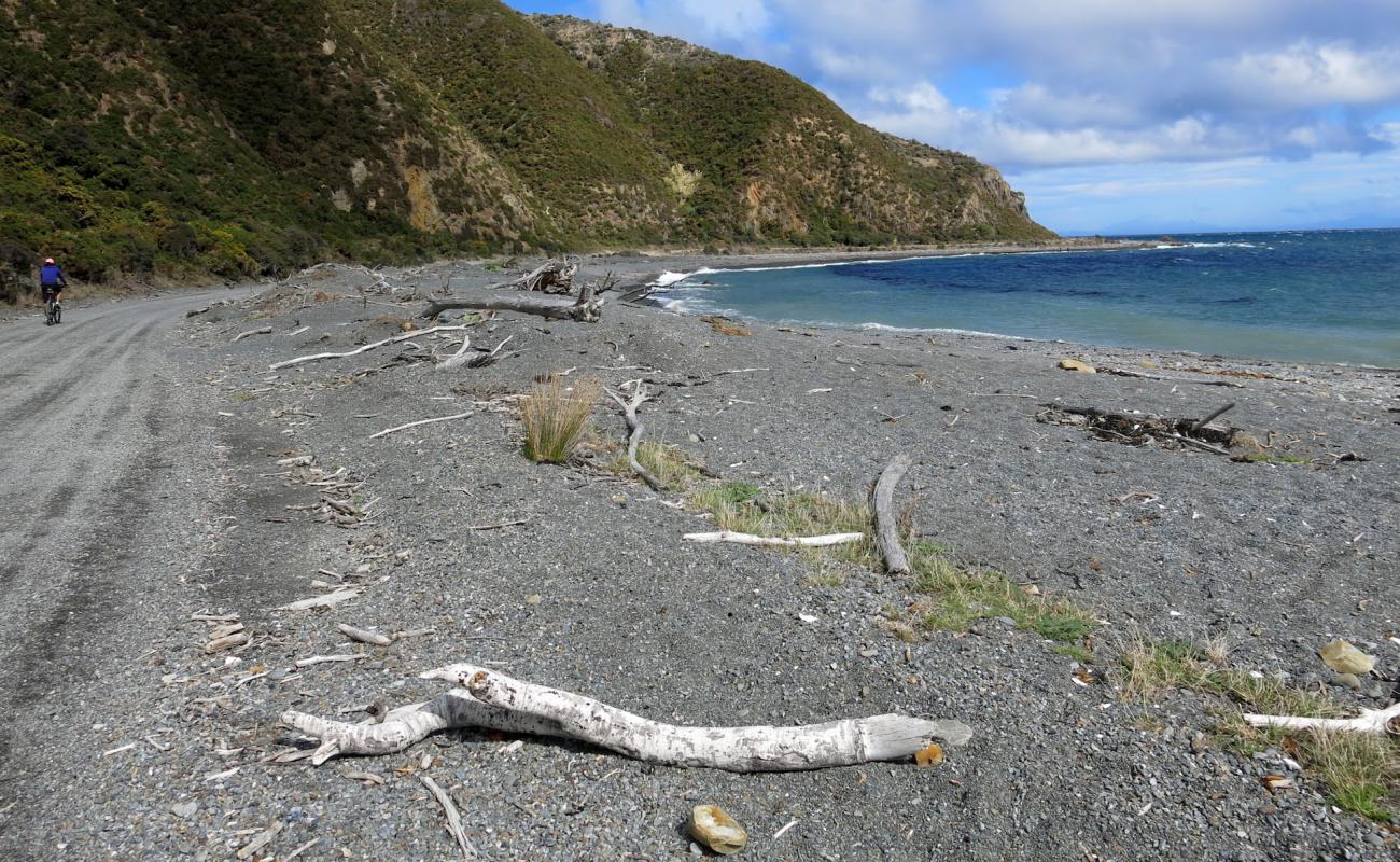 Photo of Camp Bay with gray pebble surface