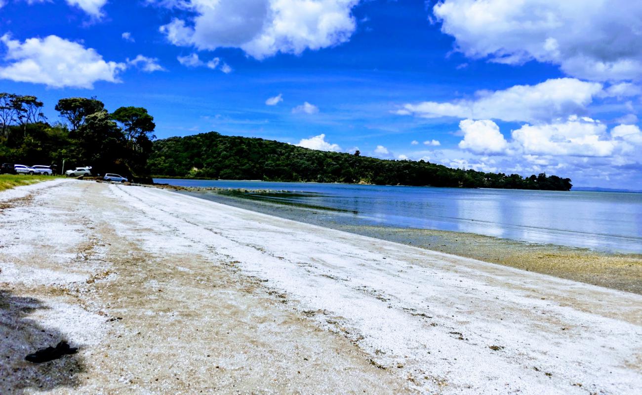 Photo of Sandy Beach with light sand &  pebble surface