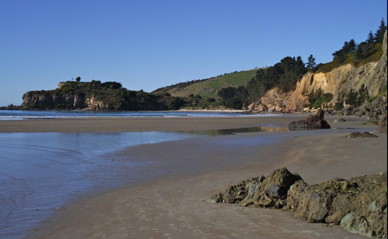 Photo of Purakaunui Beach with bright sand surface