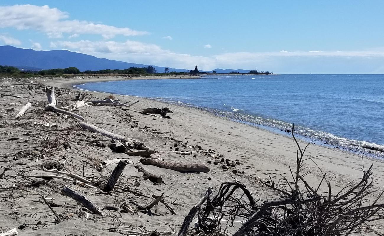 Photo of Motueka Beach with gray sand &  pebble surface