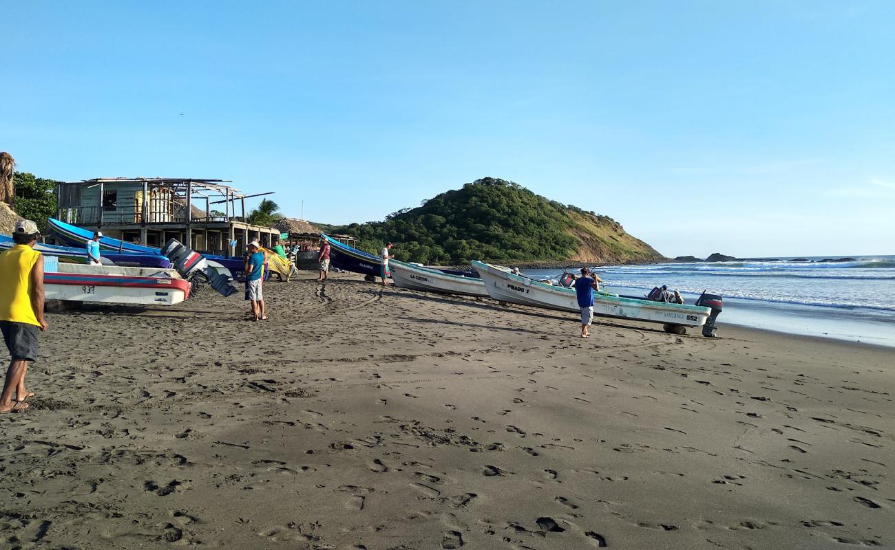 Photo of Transit beach with gray sand surface