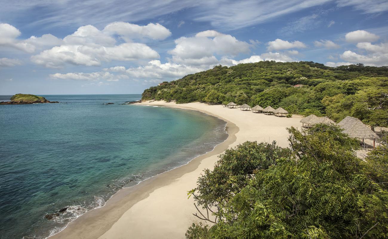 Photo of Manzanillo Beach with bright sand surface