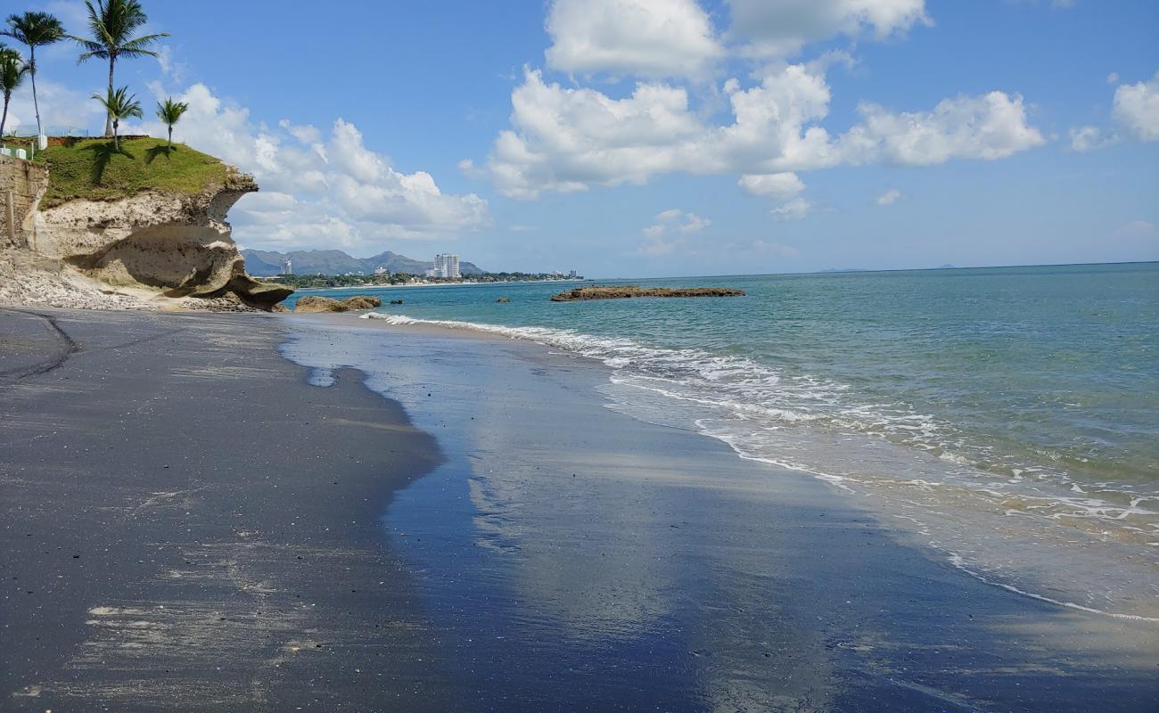 Photo of Costa Esmeralda II with gray sand surface