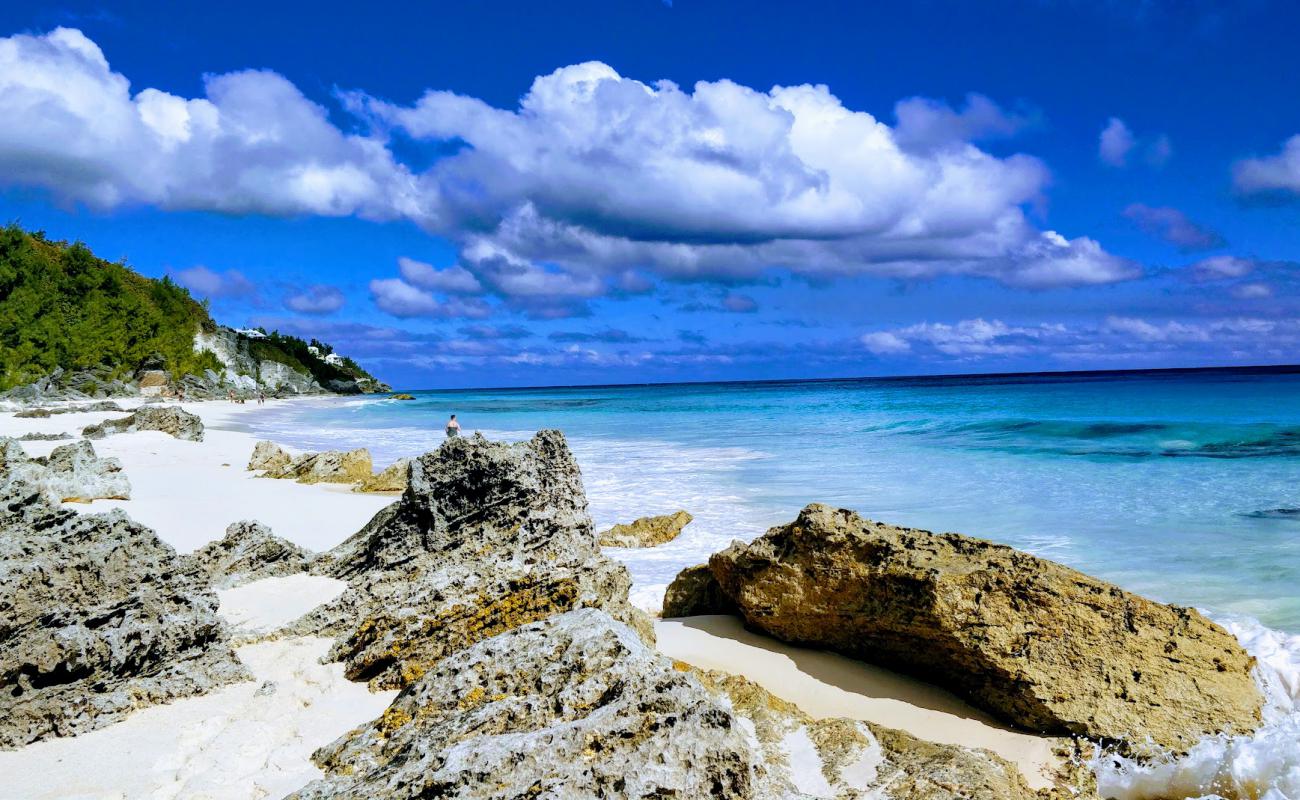 Photo of Marley Beach with bright fine sand surface