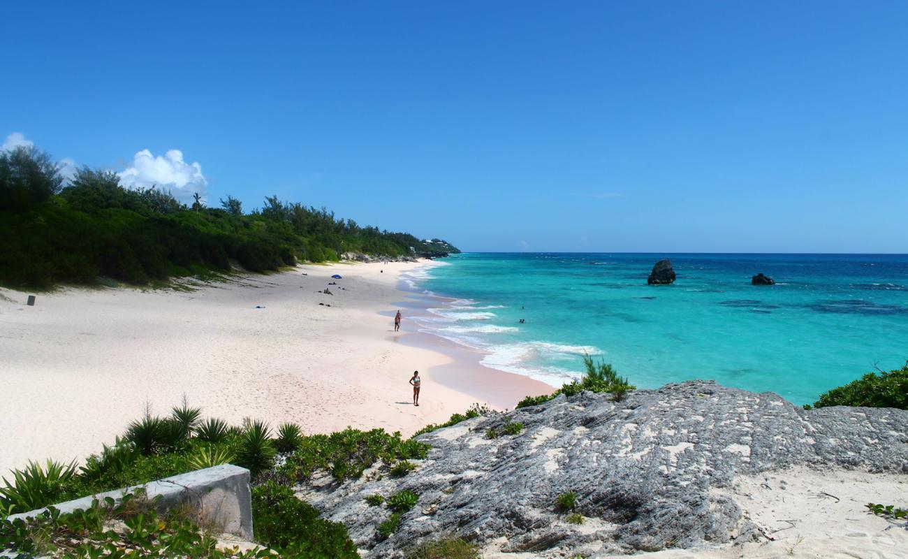 Photo of Warwick Long Bay Beach with bright fine sand surface