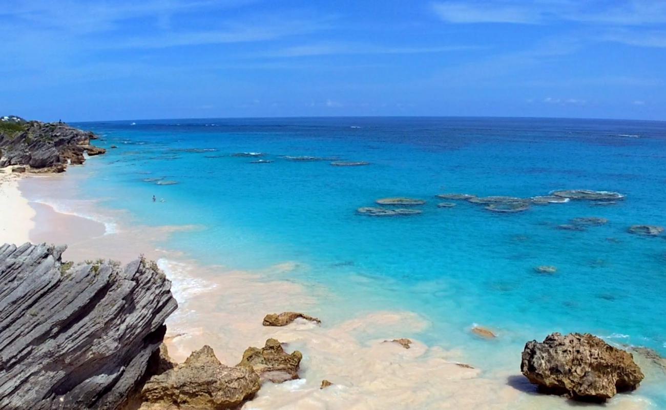 Photo of Hidden Beach with bright fine sand surface