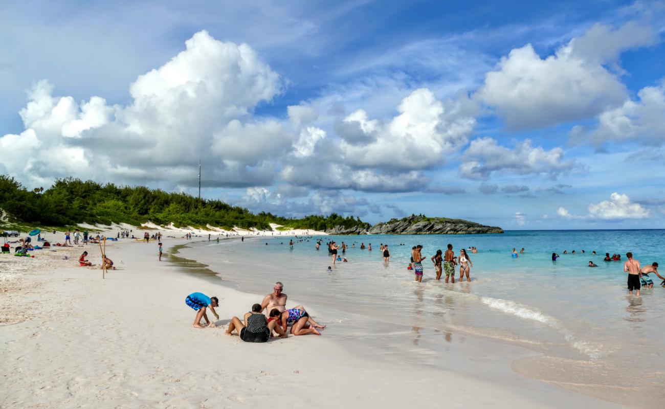 Photo of Horseshoe Bay Beach with pink fine sand surface