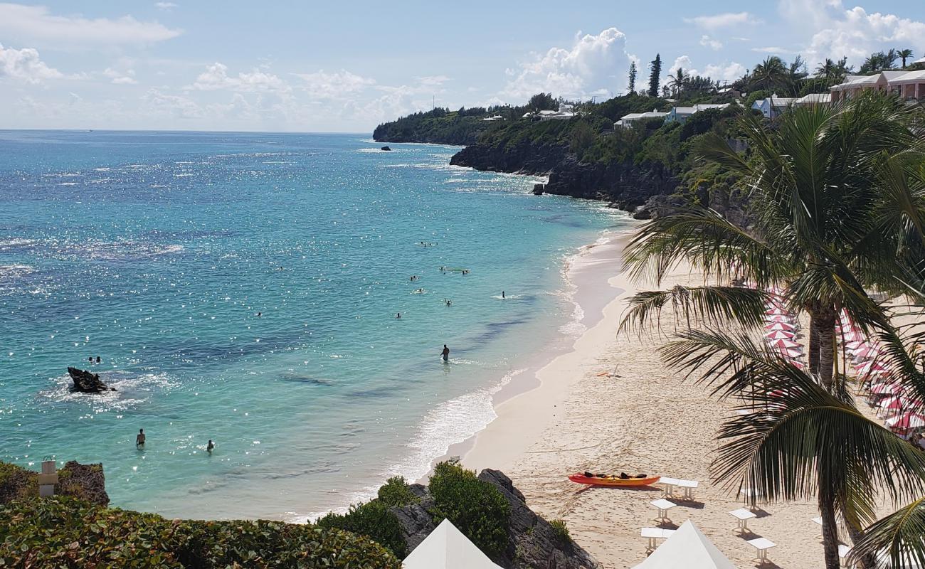 Photo of Southampton Beach with white fine sand surface