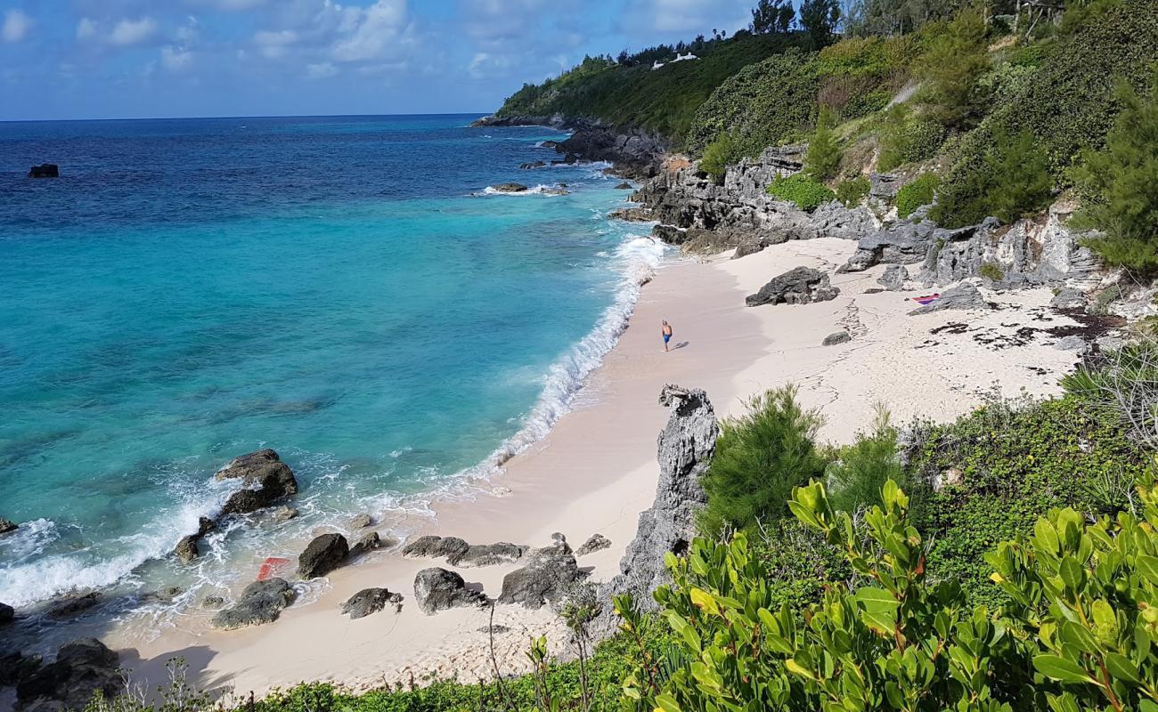 Photo of Church Bay Beach with white fine sand surface