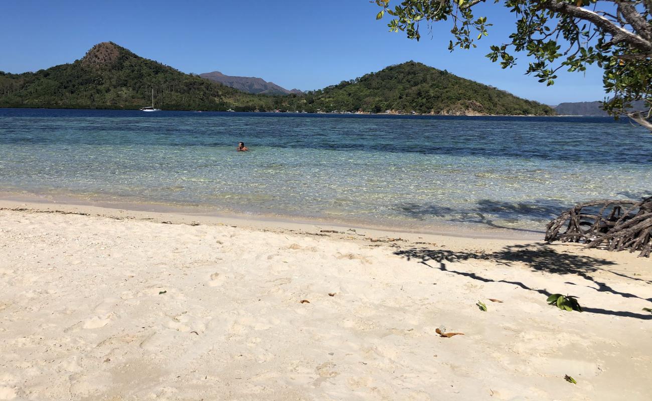 Photo of CYC Beach Coron with white sand surface