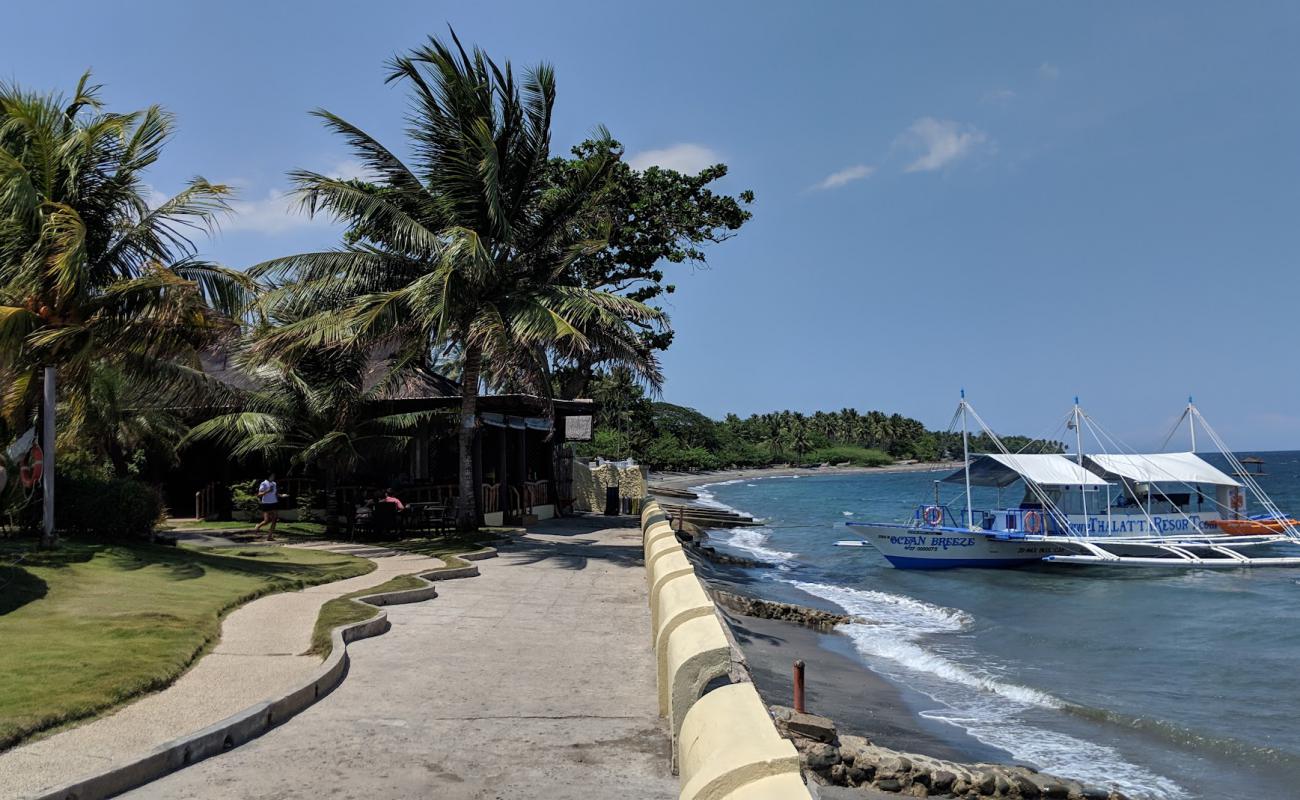 Photo of Zamboanguita Beach with gray sand surface