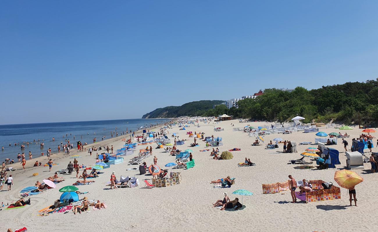 Photo of Misdroy strand with bright fine sand surface